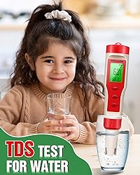 4-in-1 PH Meter, PH Meter for Water, Digital PH