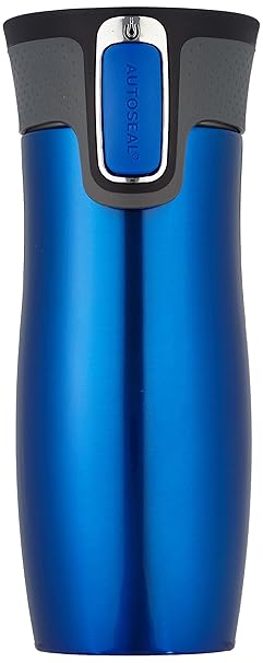 Contigo Thermobecher West Loop, mit Logo, 470 ml, Blau