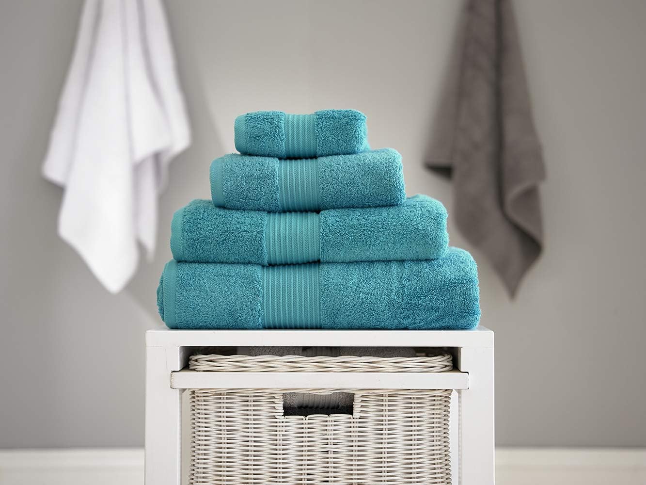 Deyongs Pima Cotton Hand Towel, Teal, 50 x 90cm Amazon.co.uk Kitchen
