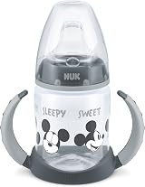 NUK First Choice Learner Cup Sippy Cup 6-18m Disney Mickey Grey 150ml view 1