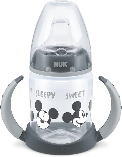NUK First Choice Learner Cup Sippy Cup 6-18m Disney Mickey Grey 150ml