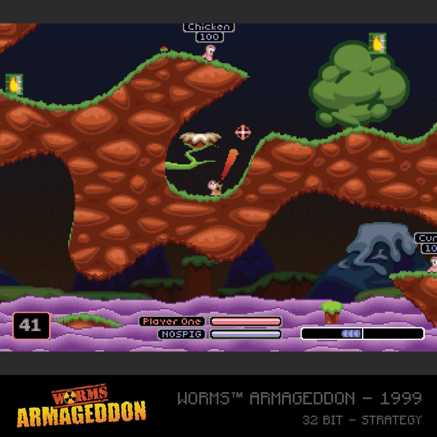 Blaze Evercade Worms Cartridge 1 512 Mb