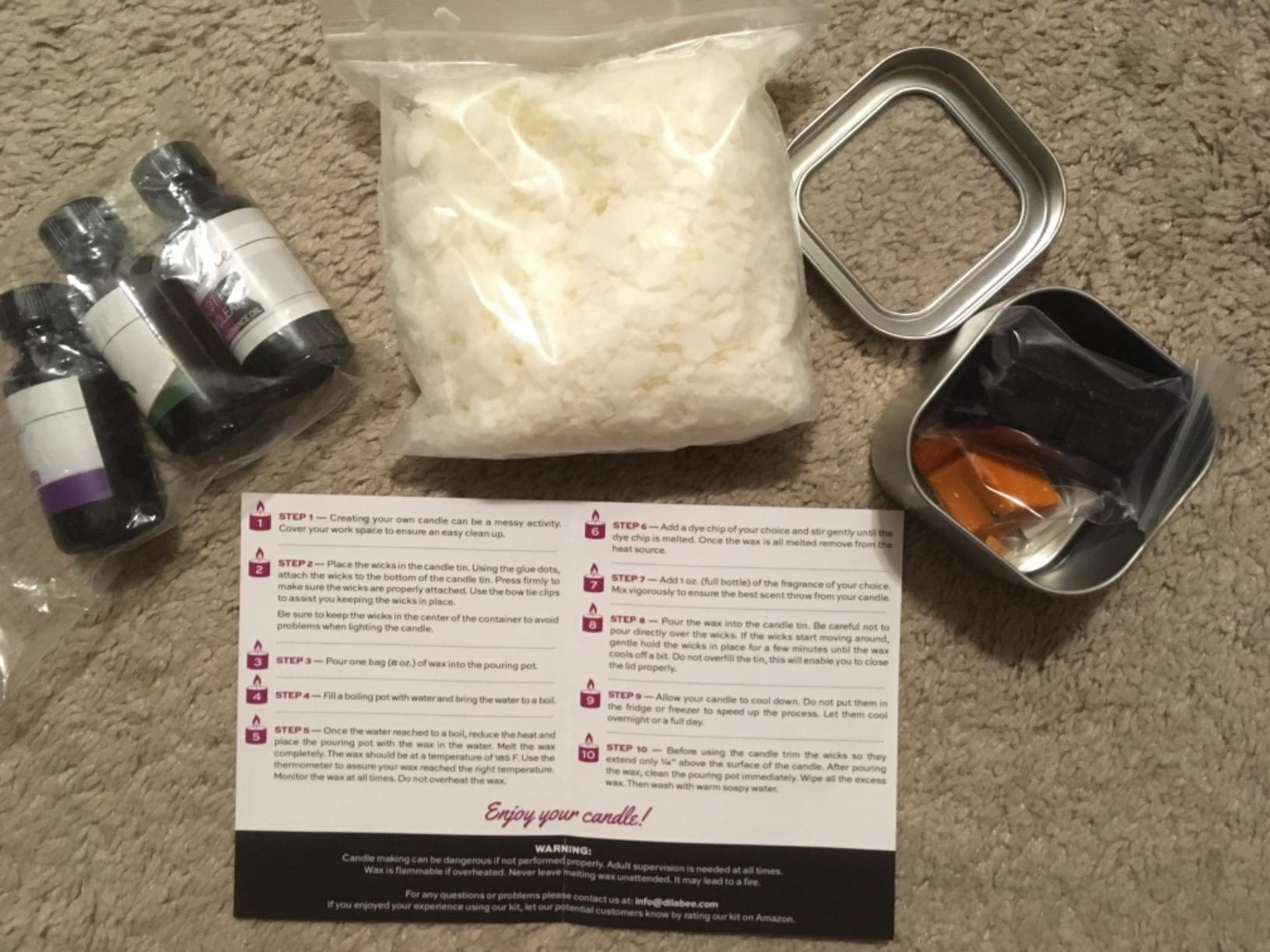 7/mo Finance CraftZee Candle Making Kit DIY Home Decor, Office