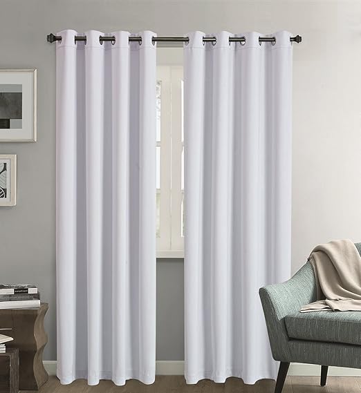 Amazon Com Regalcomfort Solid Blackout Curtain Panels With