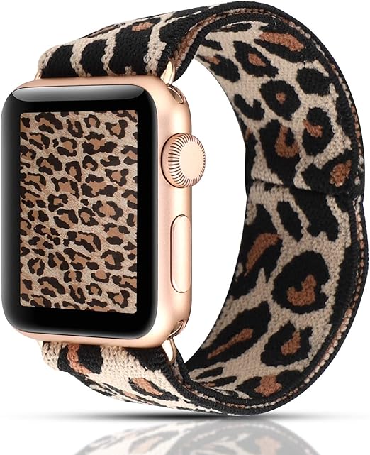 leopard print watch strap