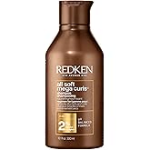 Redken All Soft Mega Curls Shampoo, Sulfate Free, Nourishes & Softens Severely Dry Curly & Coily Hair, With Aloe Vera