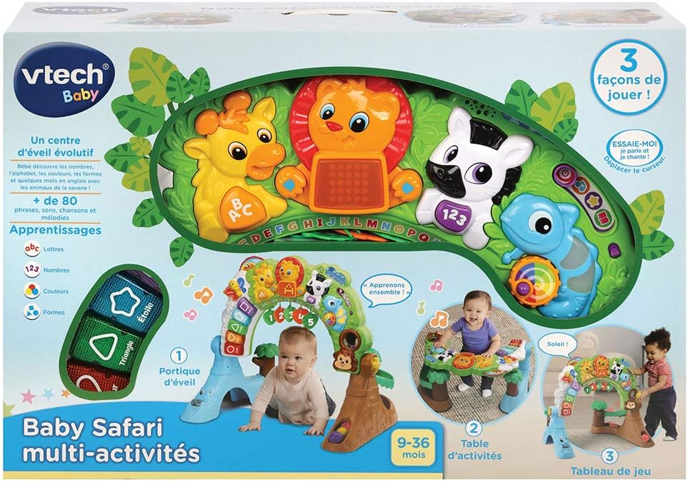Vtech Portique Arche Dactivites Baby Safari Multiactivites Centre Deveil Pour Bebe Poupees De Chiffon Jeux Et Jouets Nertili Al