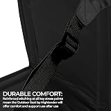 Highlander Foldable Outdoor Seat Mat Lightweight Padded Black view 4