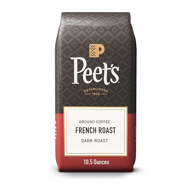 PEET’S COFFEE, DARK ROAST GROUND COFFEE, 100% ARABICA...