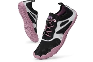 Yoyumtz Hike Barefoot Water Shoes Women Men, Newly Water-Drops Pattern Pro Minimalist Shoe Quick Dry Wide Toe Breathable & Non-Slip for Hiking Beach Aqua Surf Swim