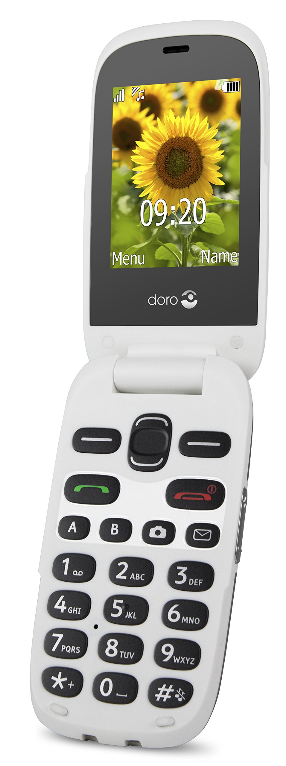 Doro 6030 Unlocked Clamshell Big Button Mobile Phone for Seniors with 2