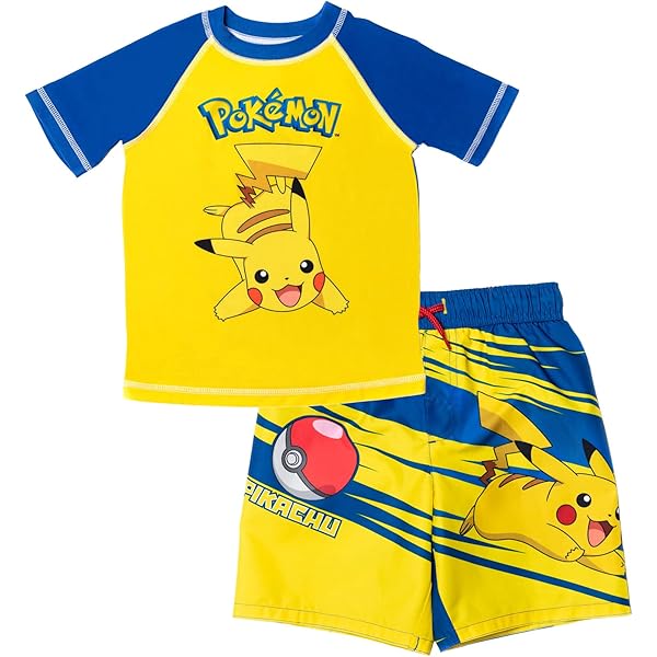Pokémon'-pyjama - Short T-shirt - 2-delig - BLAUW - Jongen - 0.00