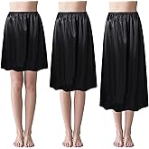 Coucoland Half Slips for Under Dresses - 3 Pieces Shirt Extenders Elastic Waist Underskirt Comfortable Adjustable Half Slip