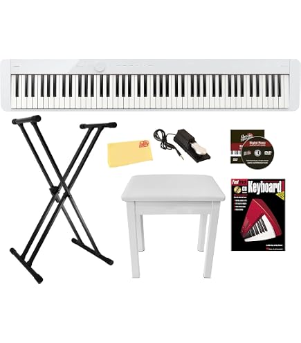 Amazon.com: Casio PX-S7000 Privia Digital Piano - White Bundle