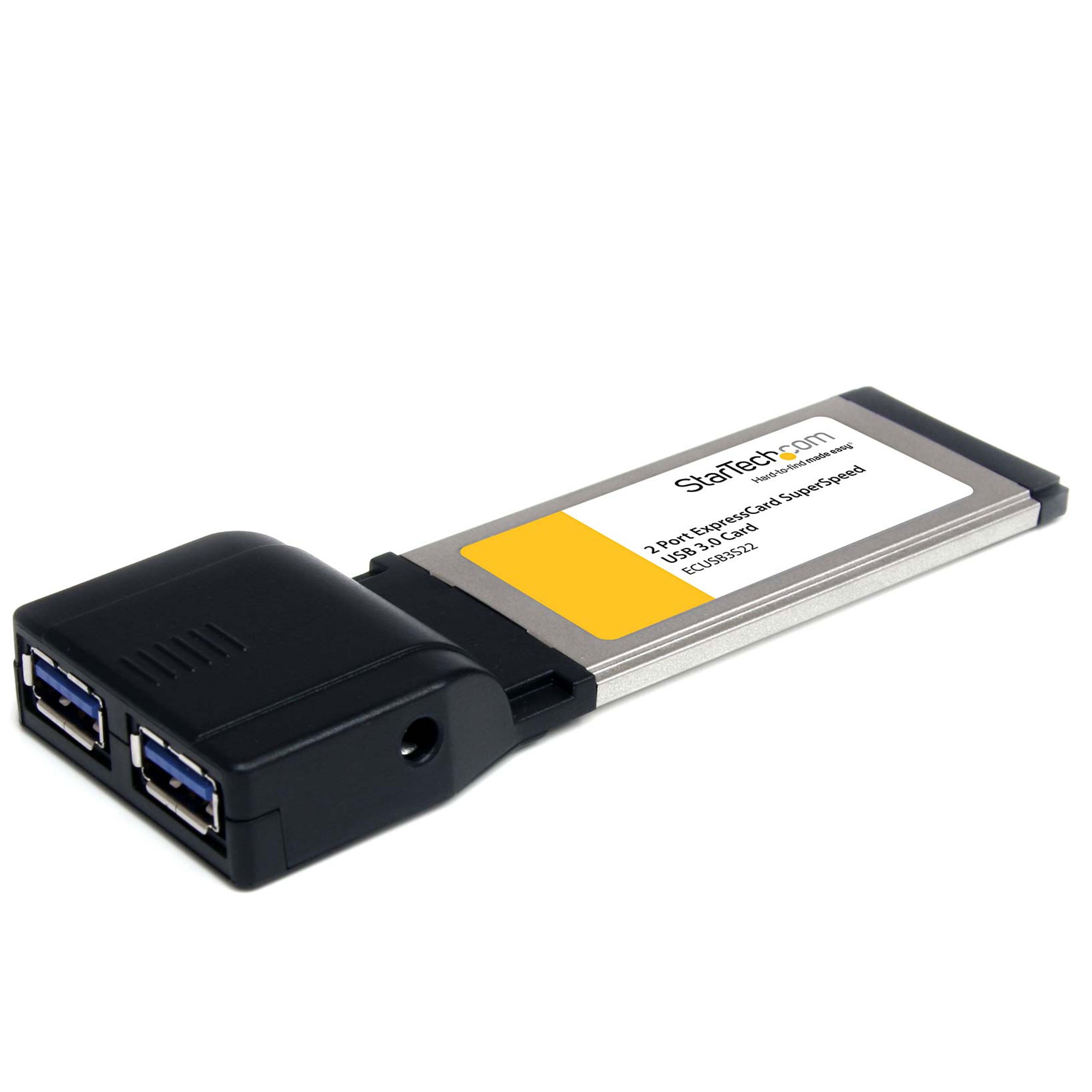 Startech 2 Port Express Card Super Speed USB 3.0 Card Adapter 34mm