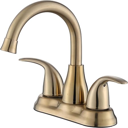 Derengge F 4505ff Cs Two Handles Bathroom Sink Faucet With Push Up