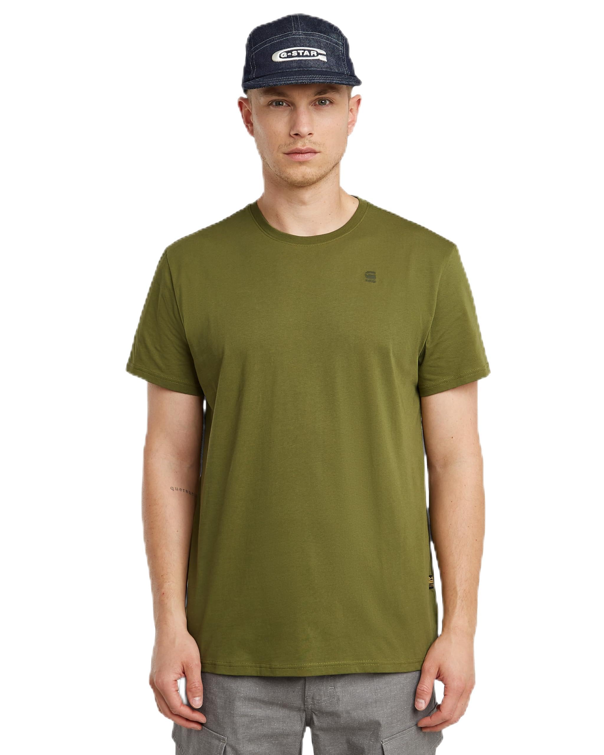 G-STAR Herren Base-S T-Shirt, Grün (Mayfly D16411-336-G985), XXL