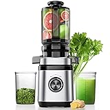 Juicer Machines, Cold Press Juicer with 4.41" Wide