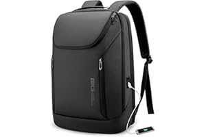 BANGE Business Smart Backpack Waterproof fit 15.6 Inch Laptop Backpack with USB Charging Port,Travel Durable Backpack
