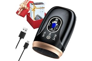 Ealken Hand Massager with Heat and Compression, Hand Massage for Arthritis and Carpal Tunnel Relief, 6 Levels Pressure Therapy with Wrist Massage Finger Stretching Palm Kneading, Gifts for Women Men