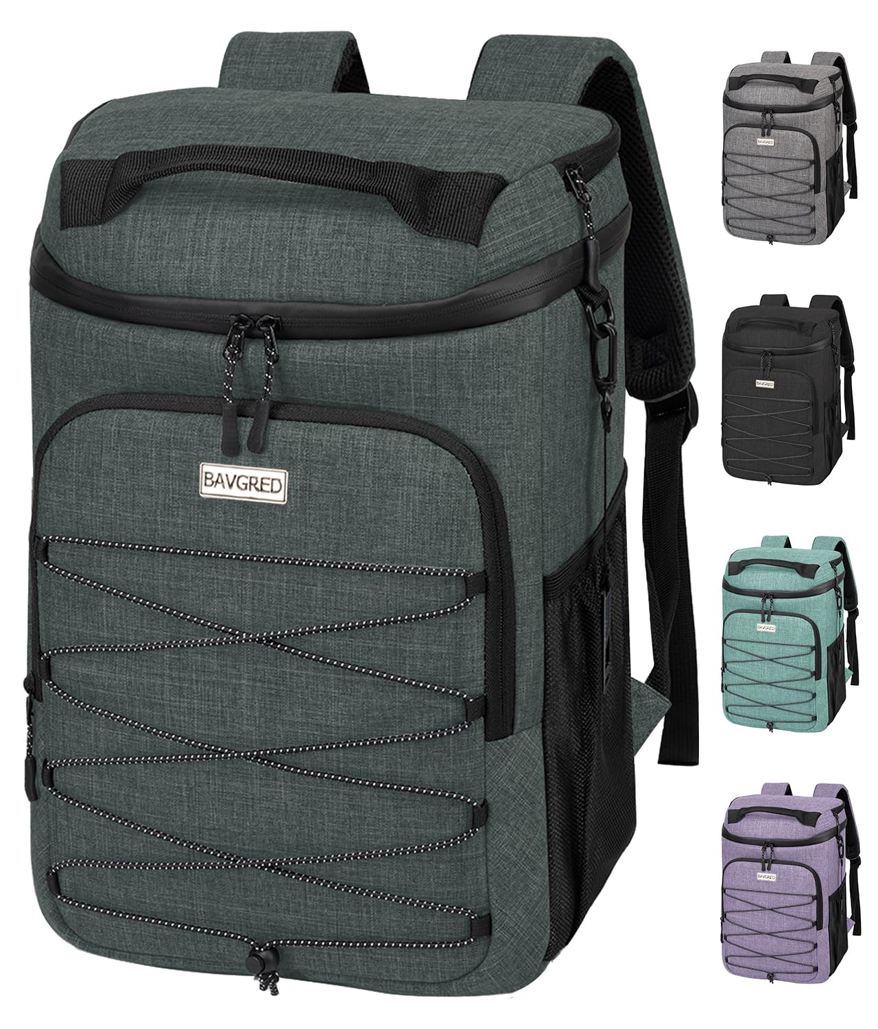 BAVGRED Cooler Backpack Insulated Leak Proof 30