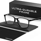 NOVIVON Active‑Fit Reading Glasses for Men - Blue Light &amp; UV Protective Readers with Bonus Case &amp; Cloth
