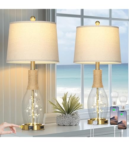Crystal Lamp Shades Amazon Lamps Bedside Living Room
