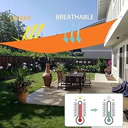 SunnyRoyal Sun Shade Sail 18'x24' Rectangle Shade