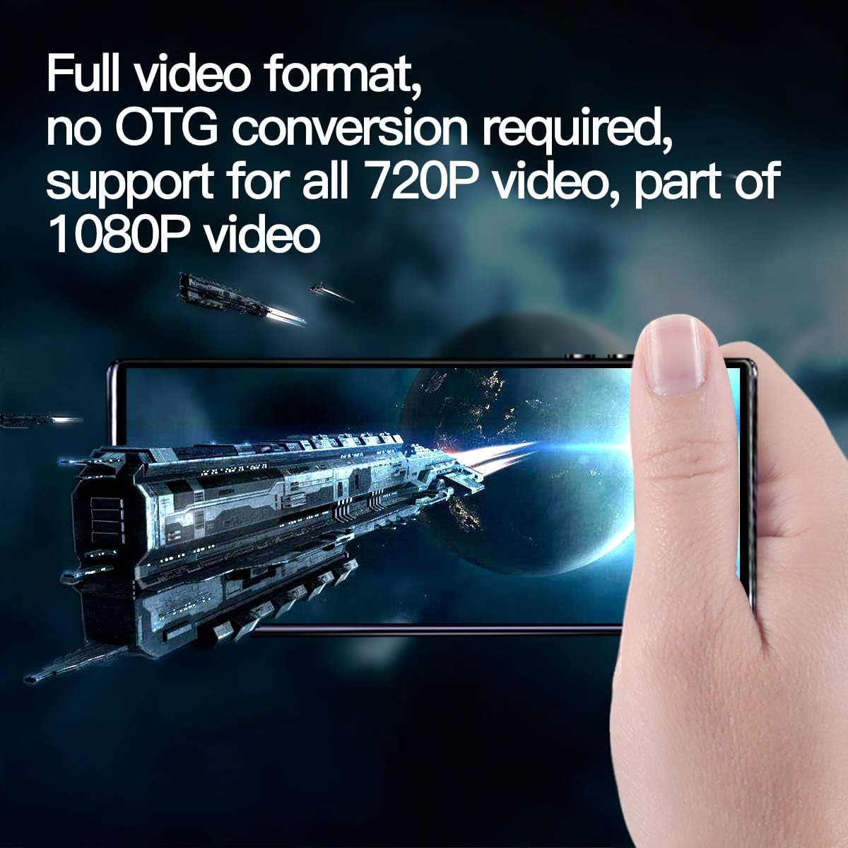 MYMAHDI MP3 Player with Bluetooth 5.0, High Resolution and Full Touch Screen, Built-in Speaker, 8GB HiFi Lossless Sound Player with FM Radio, Voice Recorder, Supports up to 128GB, Black: Electronics
