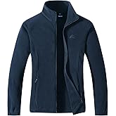 GIMECEN Women's Lightweight Full Zip Soft Polar Fleece Jacket Outdoor Recreation Coat With Zipper Pockets