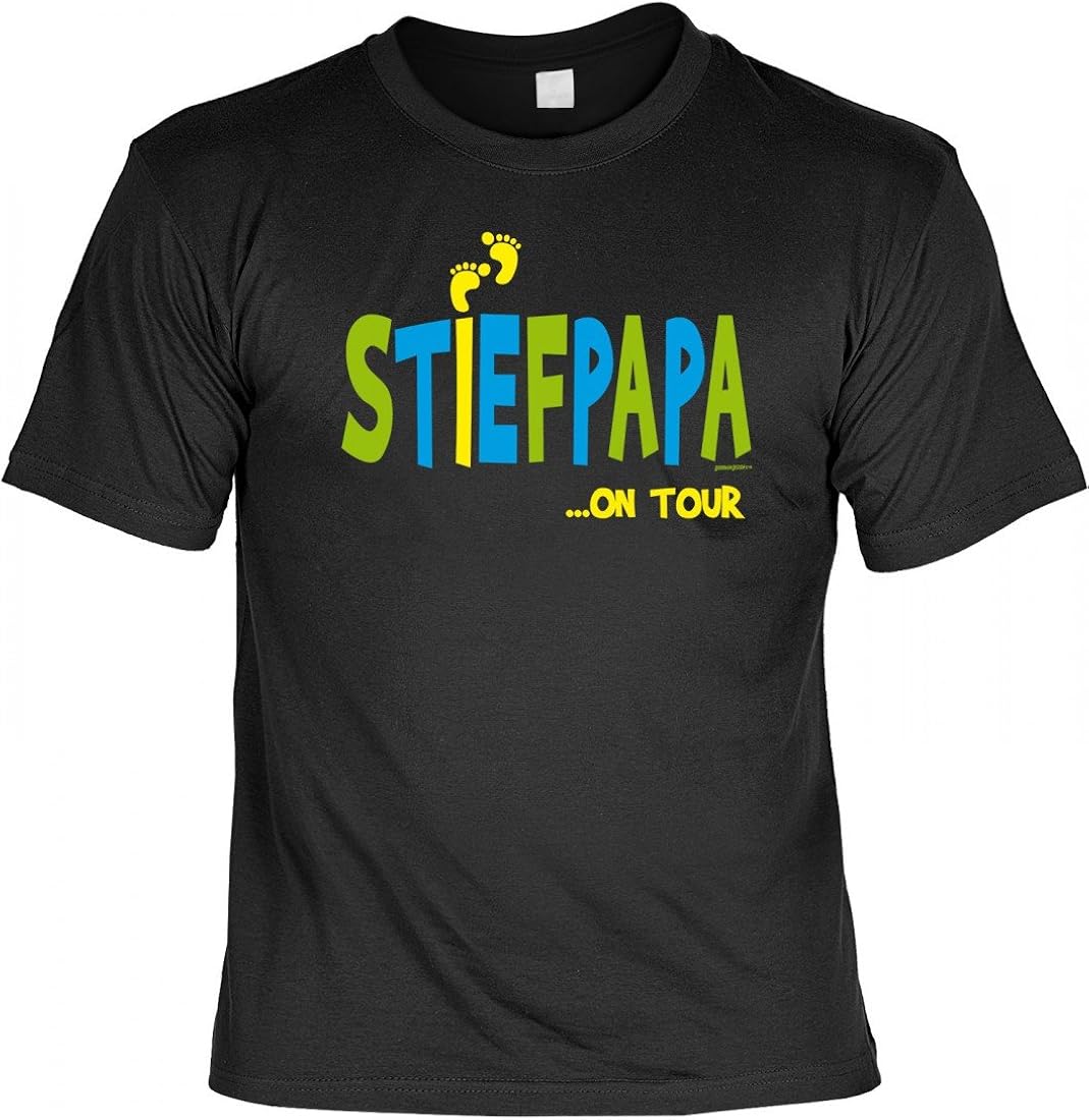 Fun TShirt für den Stiefvater Stiefpapa on Tour Moderne Geschenk