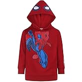 Marvel Spider-Man Boys Pullover Hoodie for Toddler and Big Kids Dark Red