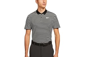 Nike Dri-FIT Men’s Victory Core Golf Polo – Solid & Stripe Styles, 4-Way Stretch, Moisture-Wicking Performance Shirt