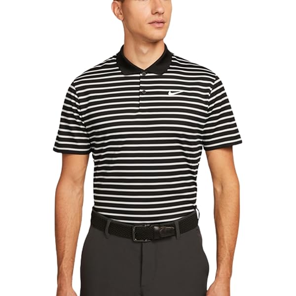 nike vapor control stripe polo