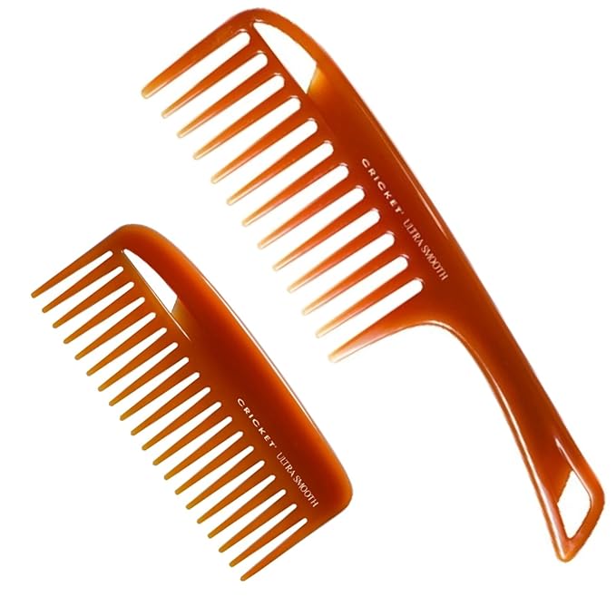 Cricket Ultra Smooth Comb Bundle with Conditioning Rake and Detangler Combs