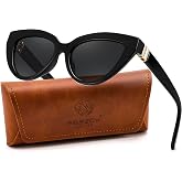 FEISEDY Cat eye Sunglasses Polarized and Retro Stylish for Women Men B0428 | UV400 Protection, for Driving Fishing Beach Trav