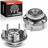 A-Premium 2 x Front Wheel Bearing and Hub Assembly with 5-Lug Compatible with Ford Mustang 1999-2004, RWD & 4-Wheel ABS Only