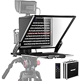 NEEWER Teleprompter X17 II with RT113 Remote/APP Control, 17" HD Beamsplitter All Metal Frame Upgraded Camera Mount QR Plate 