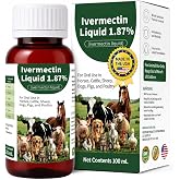 Steavility Ivermectin 1.87% Liquid for Horses, Dogs, Poultry, Sheep &amp; Livestock, Gut Health, Promotes Immune &amp; Digestive Support