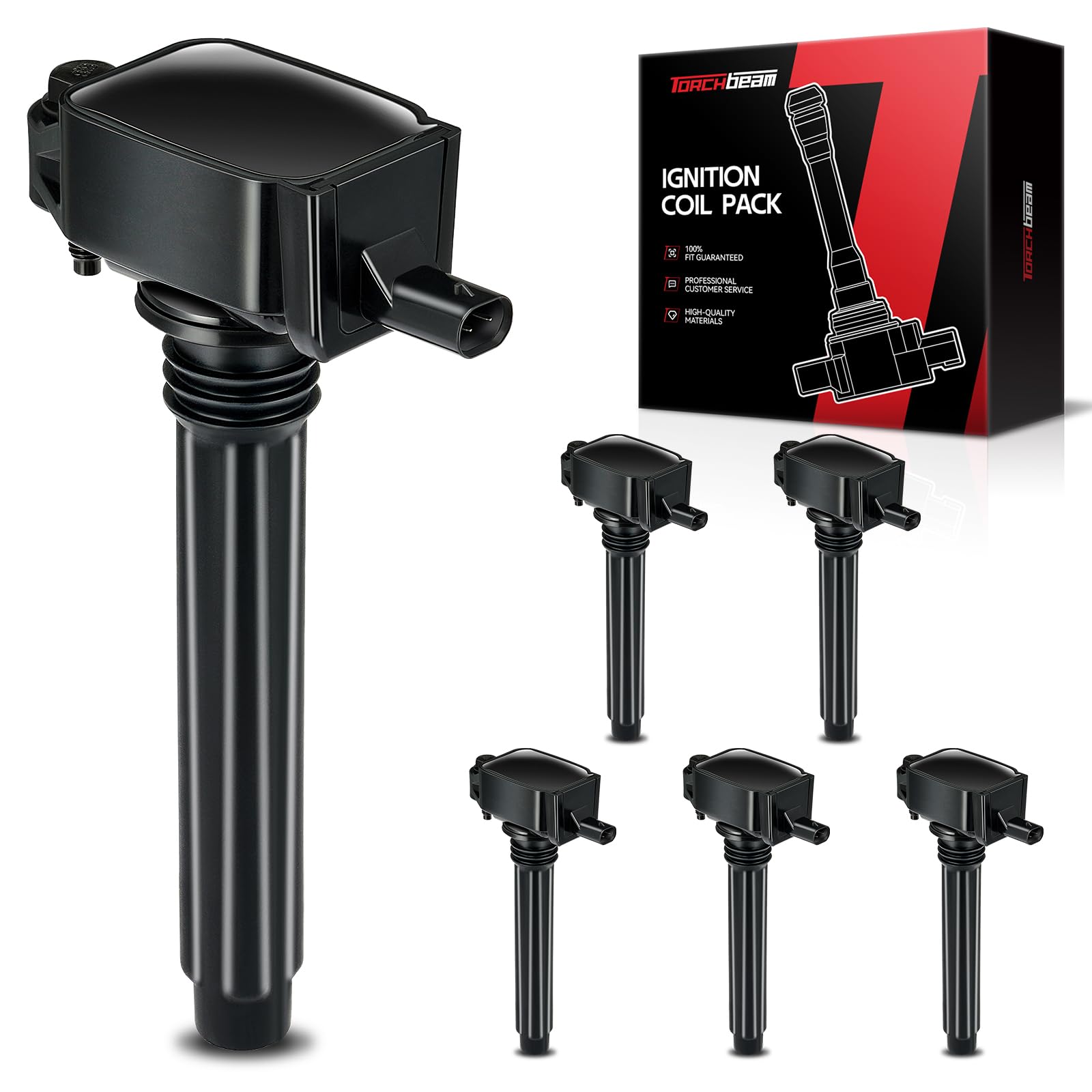 Torchbeam 6 Packs Ignition Coil UF648 Fit for 2011