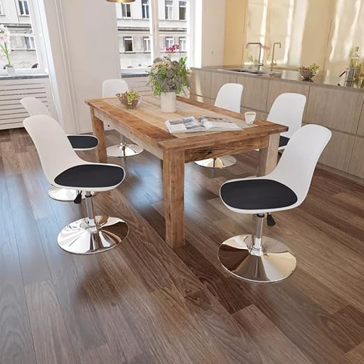 Cangzhoushopping Chaise De Salle A Manger 6 Pcs Hauteur Reglable