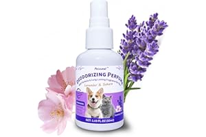 Petstoral Deodorizing Perfume Spray for Pets, luxury Scent, Long-Lasting Fragrance (1.69 Fl Oz, Lavender & Sakaru)