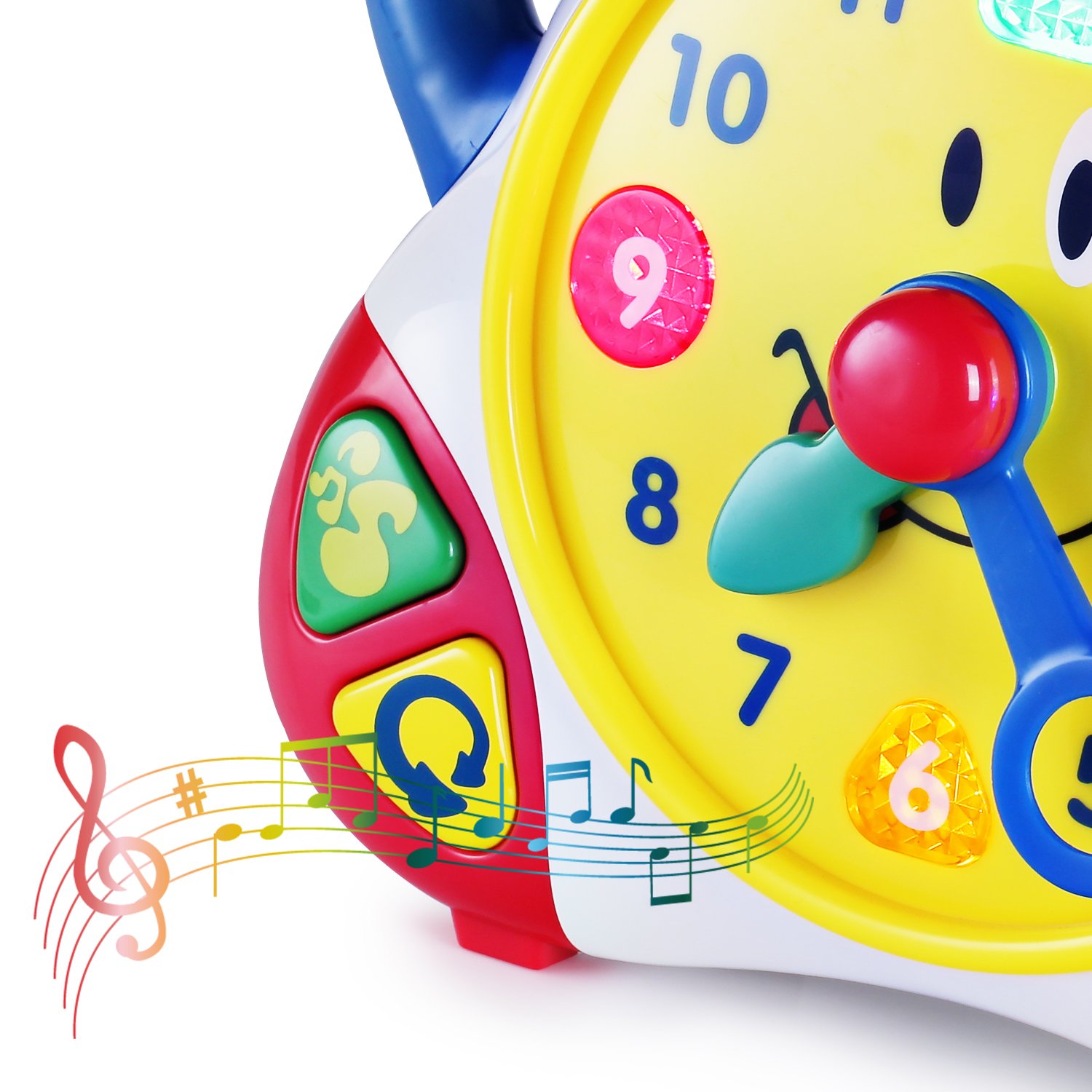 Happkid Teaching Clock Time Learning for Kids, Happy Hour Learning Toys