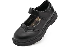 Stelle Girls School Mary Janes Uniform Shoes Flats Dress Shoes Chunky Loafers Oxfords (Little/Big Kids)