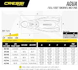 Cressi Agua Adjustable Fins – Lightweight Long Blade Propulsion Fins 37/38 EU view 5