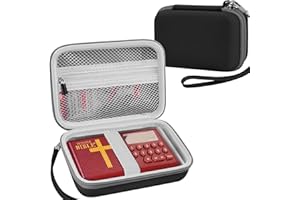 Leayjeen Travel Carry Case Compatible with Wonder Bible NIV- The Talking Audio Bible Player-Black(New International Version)(Case Only)
