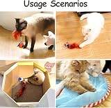 Migipaws Interactive Cat Ball Toy Set Fun Tracker Rechargeable White view 4