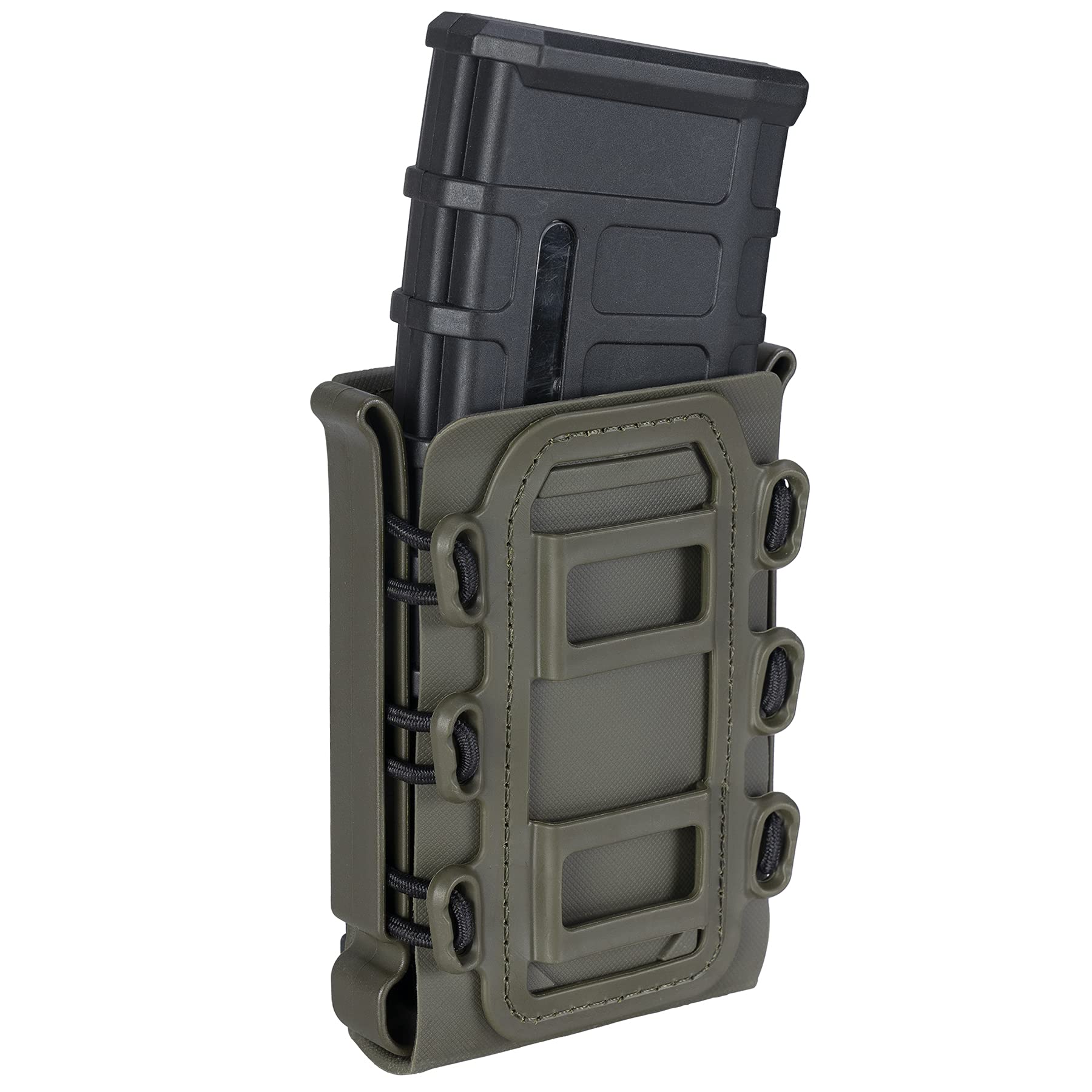 IDOGEAR Mag Pouch 5.56mm Rifle Magazine Pouches 7.62mm Molle Softshell Universal Mag Carrier for M4 AR15 M16 AK Magainzes (Ranger Green)