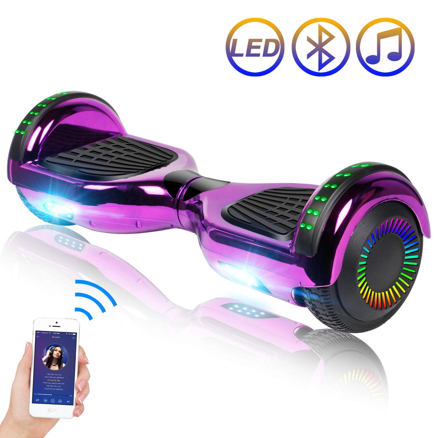 2 wheel self balancing hoverboard