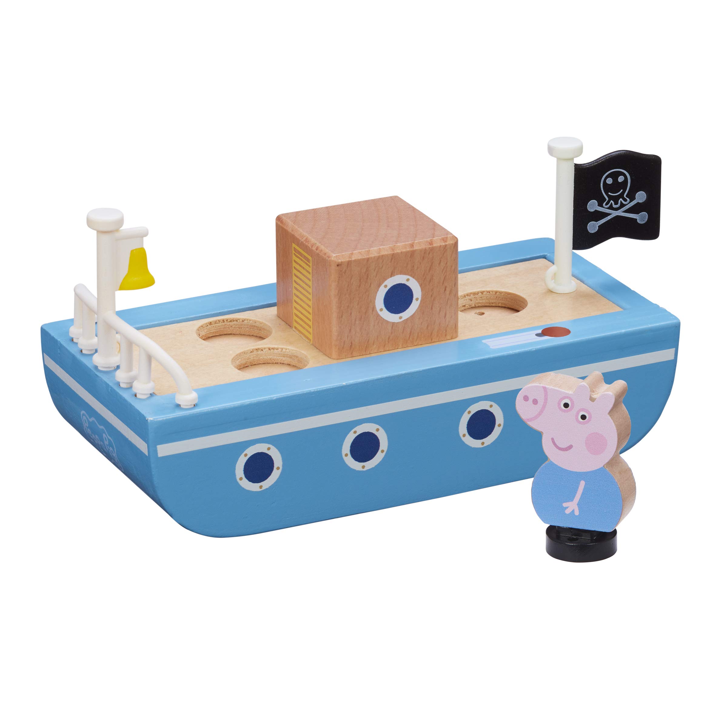 Peppa Pig CO07209 Wooden Boat, Multicoloured